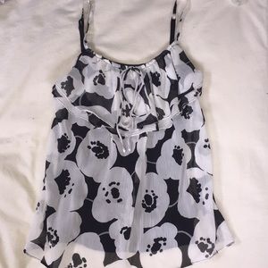 NY&Co sleeveless flower print blouse